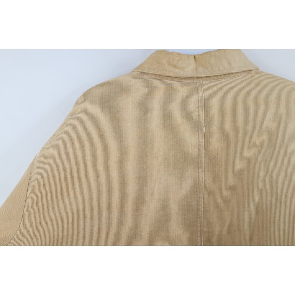 Vtg 70s Streetwear Mens Large Distressed Quilted Corduroy Shirt Jacket Jac Shirt - Picture 14 of 16